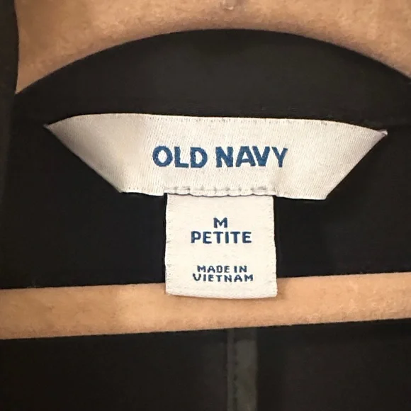 Old Navy Women's Taylor Fit Relaxed Black Blazer in MP - Picture 5 of 6